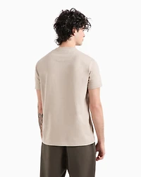 Regular fit T-shirt with eagle embroidery ASV jersey