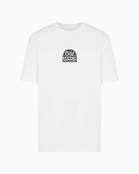 Armani Exchange - ASV Cotton Urban Military Logo Regular Fit T-Shirt, Man, White, Size: