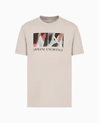 ASV Cotton Abstract Logo Print Regular Fit T-Shirt