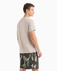 ASV Cotton Abstract Logo Print Regular Fit T-Shirt