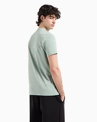 AX Logo V-Neck Short Sleeve T-Shirt