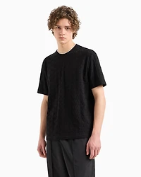 ASV Regular Fit T-Shirt with Contrast Crew Neck