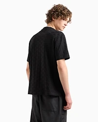 ASV Regular Fit T-Shirt with Contrast Crew Neck