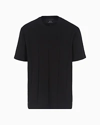 Regular fit ASV ribbed cotton T-shirt