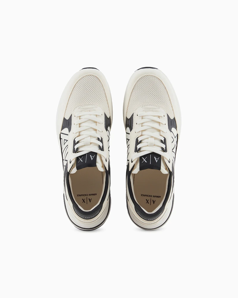 Multi-material sneakers