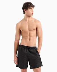 Monogram fabric boxer costume