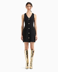 Short poplin dress