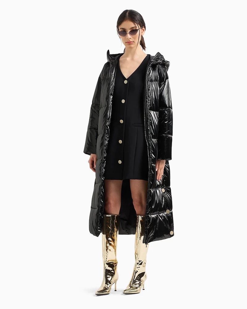 Short poplin dress
