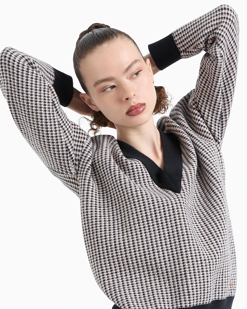 V-neck sweater