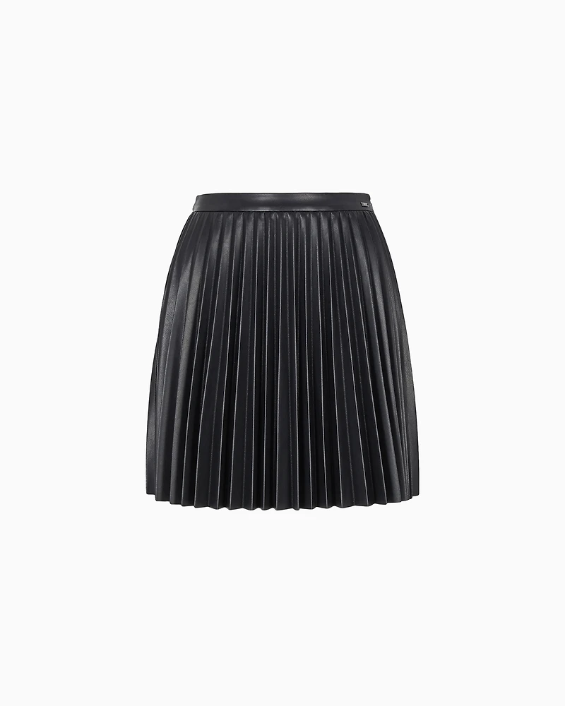 Short pleated skirt
