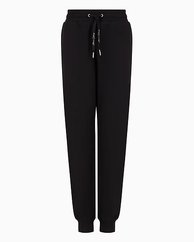 A-line French terry jogger trousers