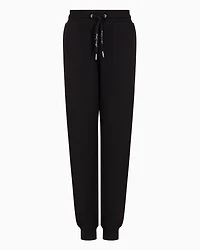 A-line French terry jogger trousers