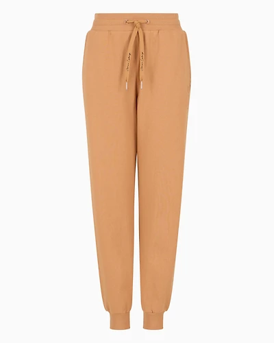 A-line French terry jogger trousers