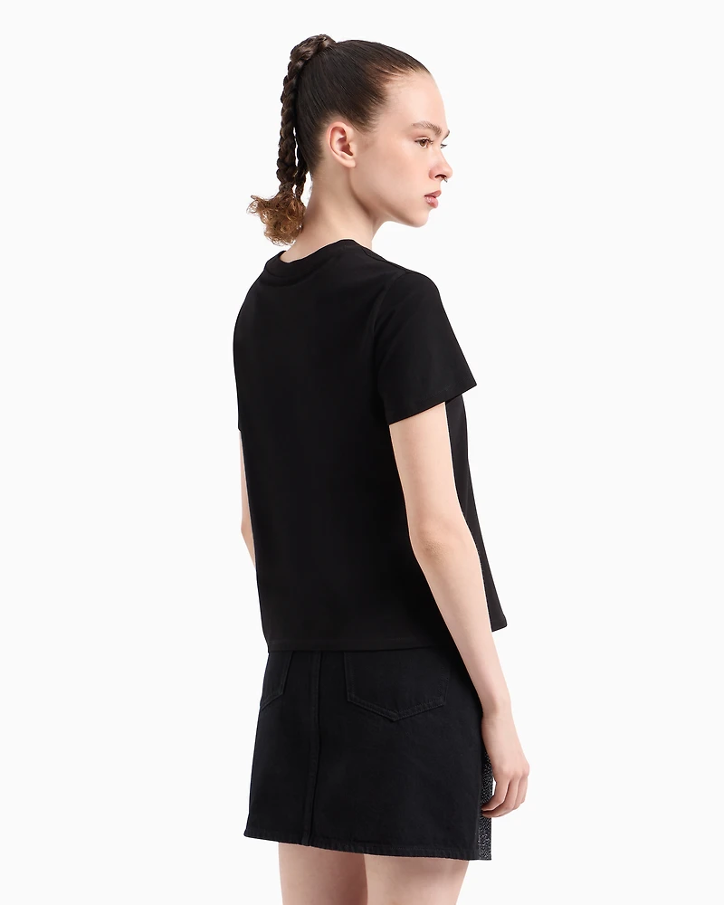 Regular fit T-shirt with photographic print ASV fabric