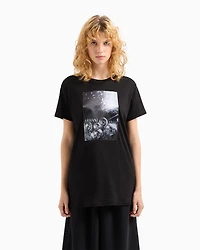 Relaxed fit T-shirt with photographic print ASV fabric