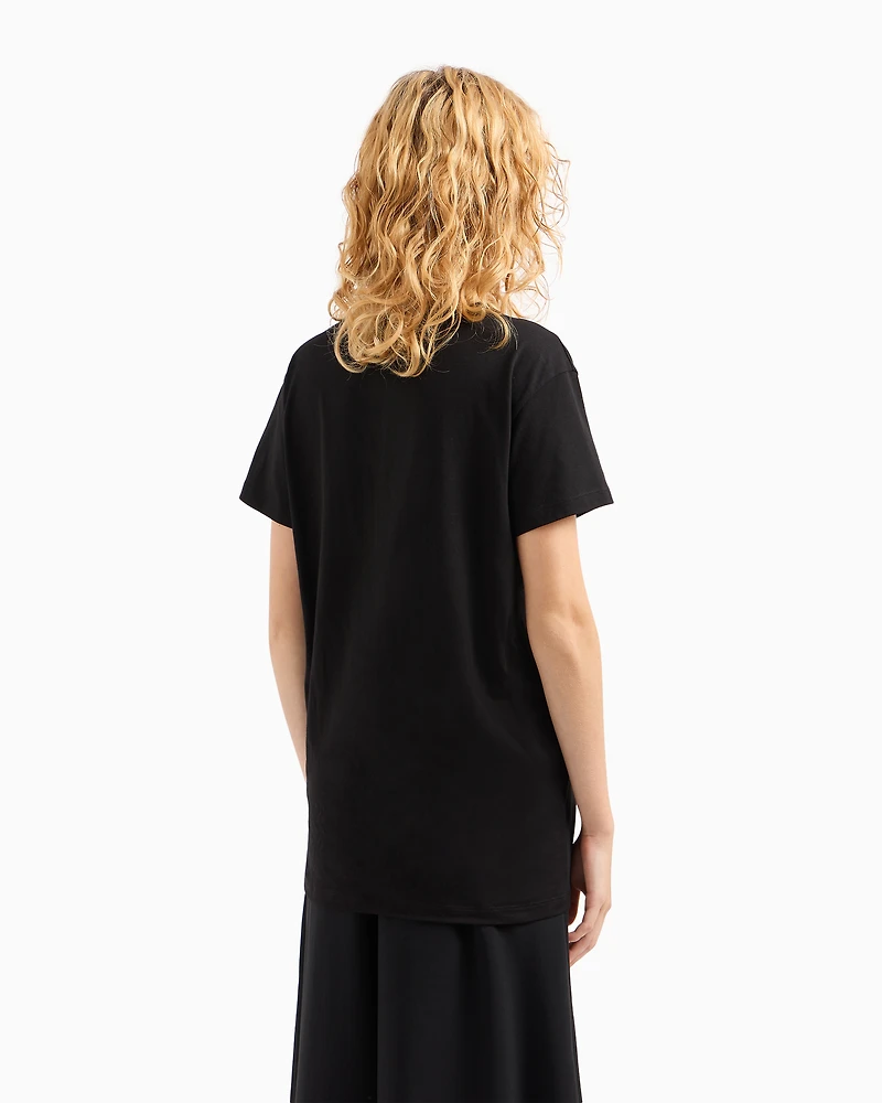 Relaxed fit T-shirt with photographic print ASV fabric