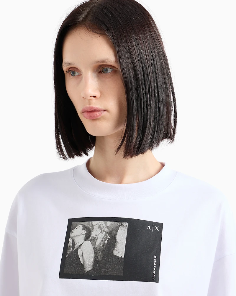 ASV Fabric Photo Print Cropped Fit T-Shirt