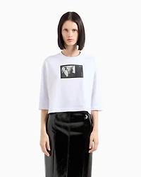 ASV Fabric Photo Print Cropped Fit T-Shirt