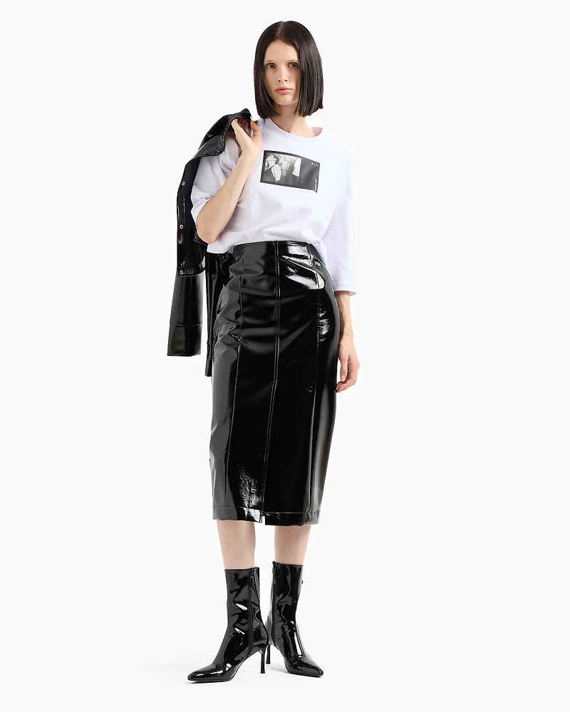 ASV Fabric Photo Print Cropped Fit T-Shirt