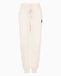 Jogger pants with logo label