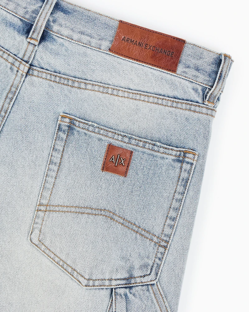 J18 regular utility jeans with pockets cotton