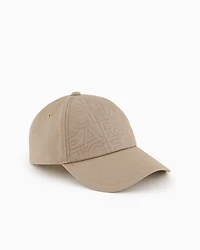 Cotton visor hat with logo