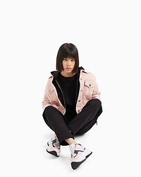 Crewneck sweatshirt with studded logo