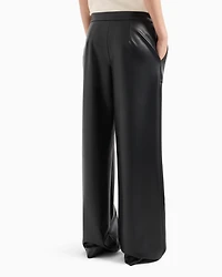 ASV coated fabric wide trousers