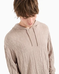 ASV Fabric Button Up Hooded Sweater