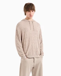 ASV Fabric Button Up Hooded Sweater