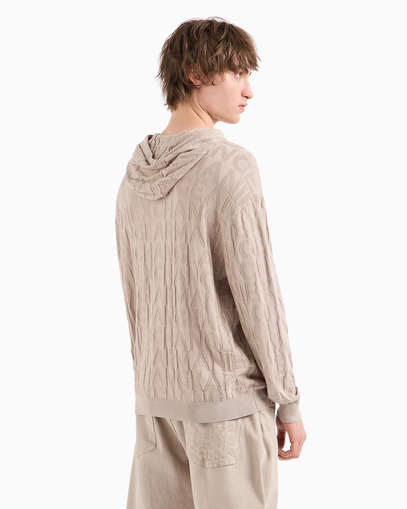 ASV Fabric Button Up Hooded Sweater