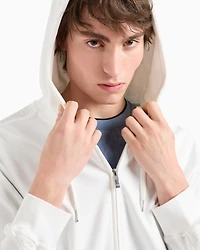 Cotton Interlock Zip Up Hoodie