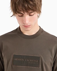 Relaxed fit T-shirt with logo application