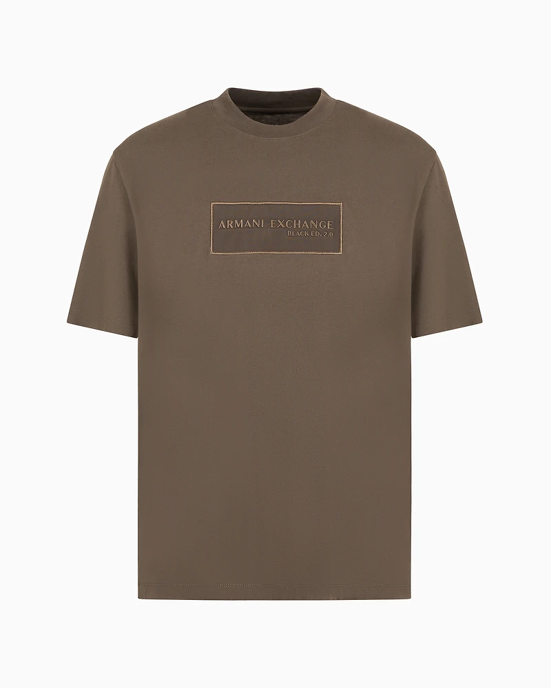 Relaxed fit T-shirt with logo application