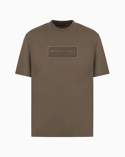 Relaxed fit T-shirt with logo application