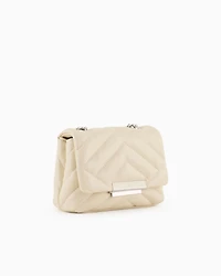 Small shoulder bag with quilted workmanship