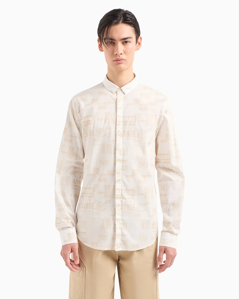 Regular fit cotton shirt