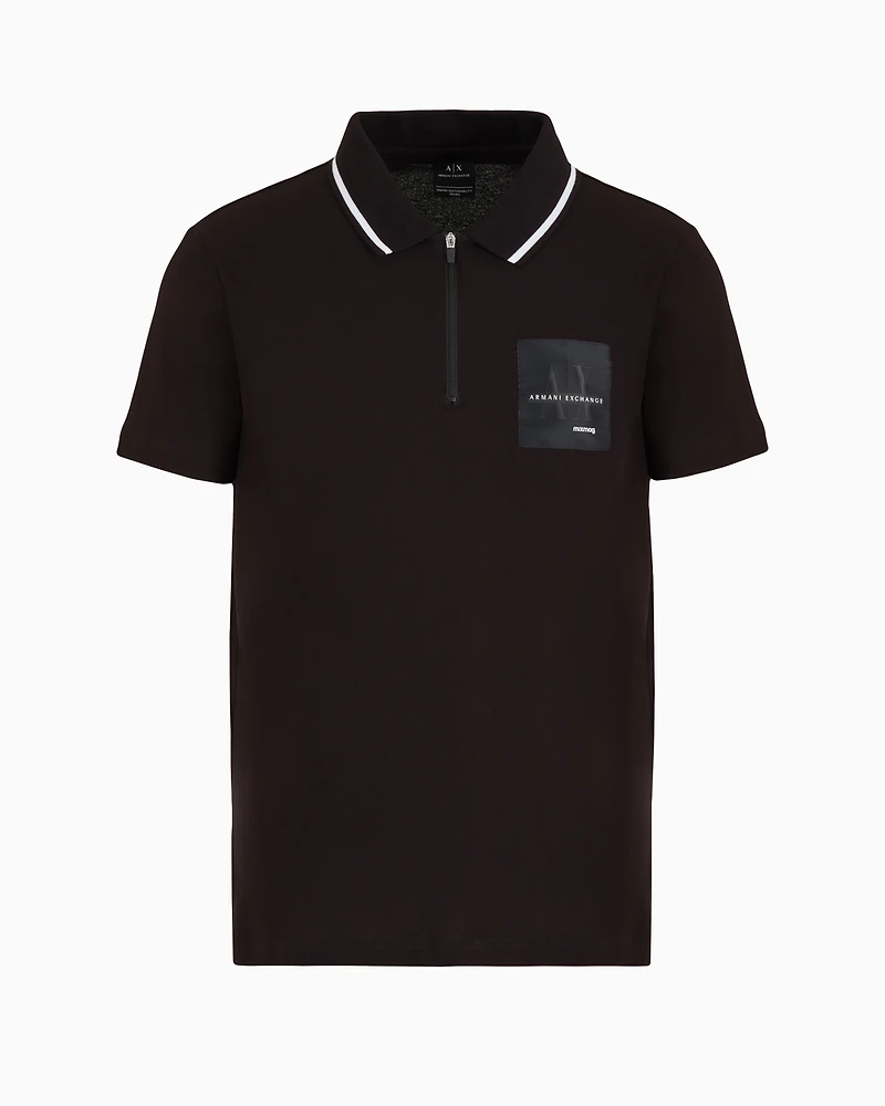 Regular fit polo shirt in ASV organic cotton