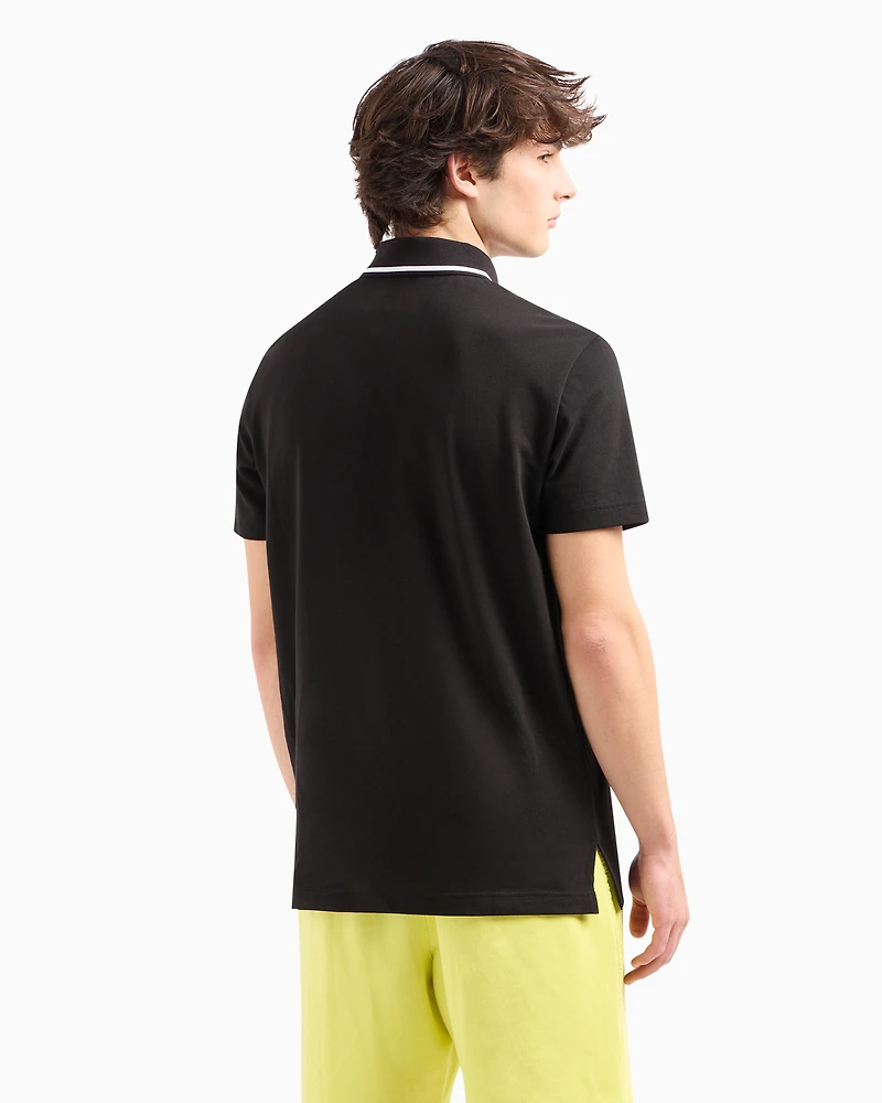 Regular fit polo shirt in ASV organic cotton