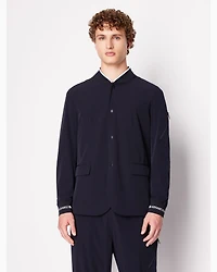 Blazer stretch fabric with contrasting profiles