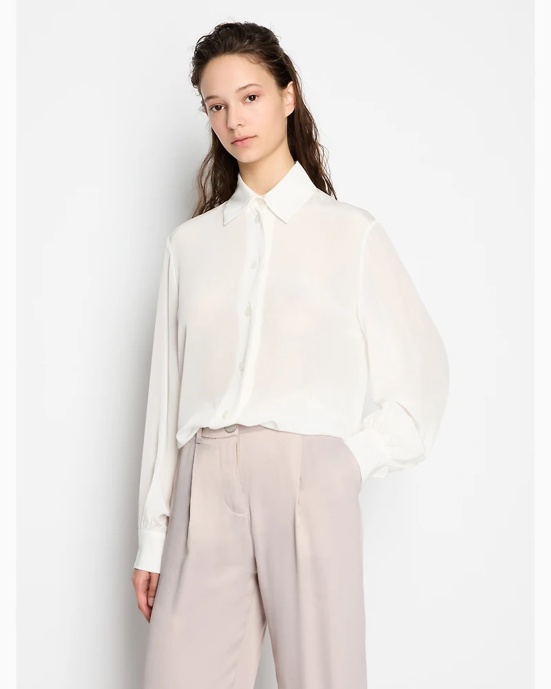 Crepe de chine shirt