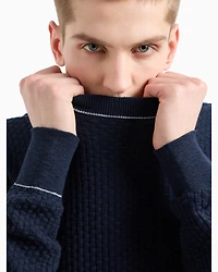 Boucle crew neck sweater