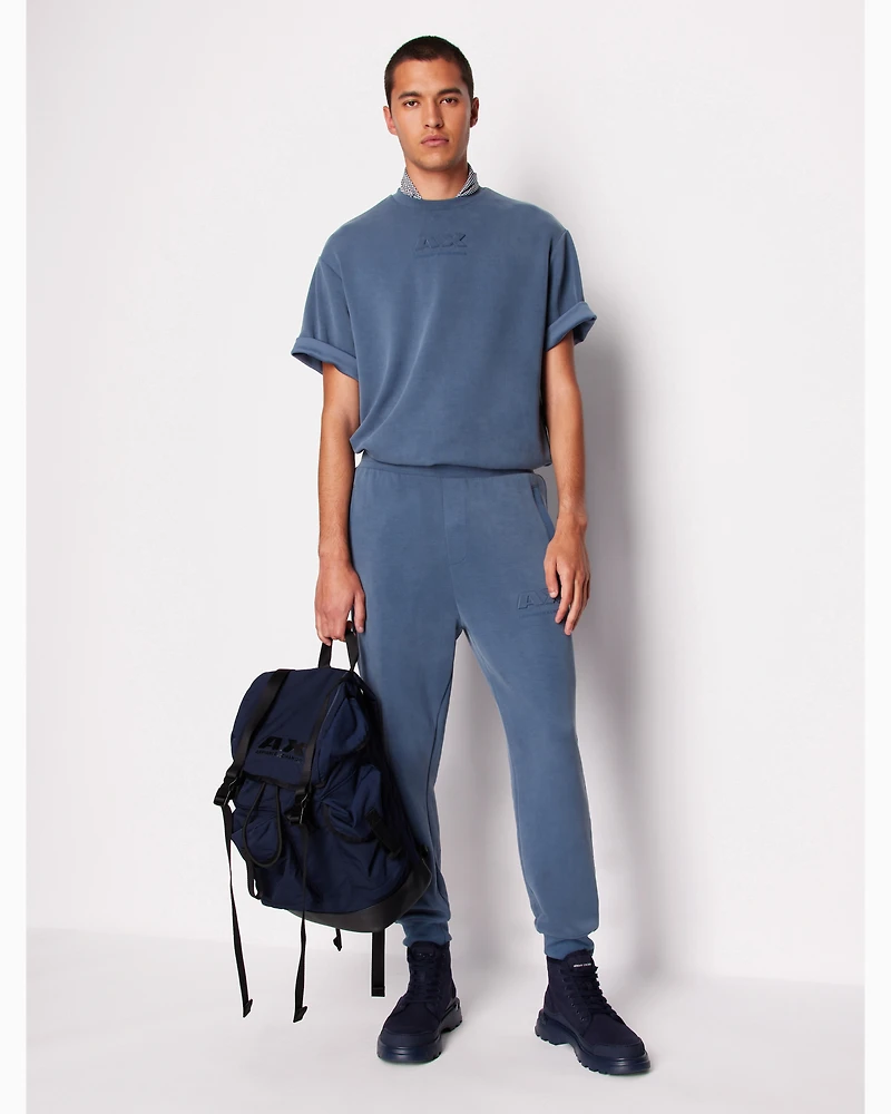 Relaxed fit T-shirt with round neck and logo