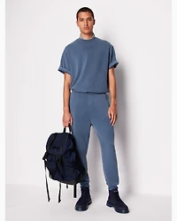 Relaxed fit T-shirt with round neck and logo
