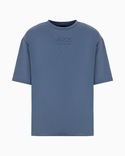 Relaxed fit T-shirt with round neck and logo