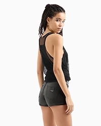 ASV coated cotton shorts