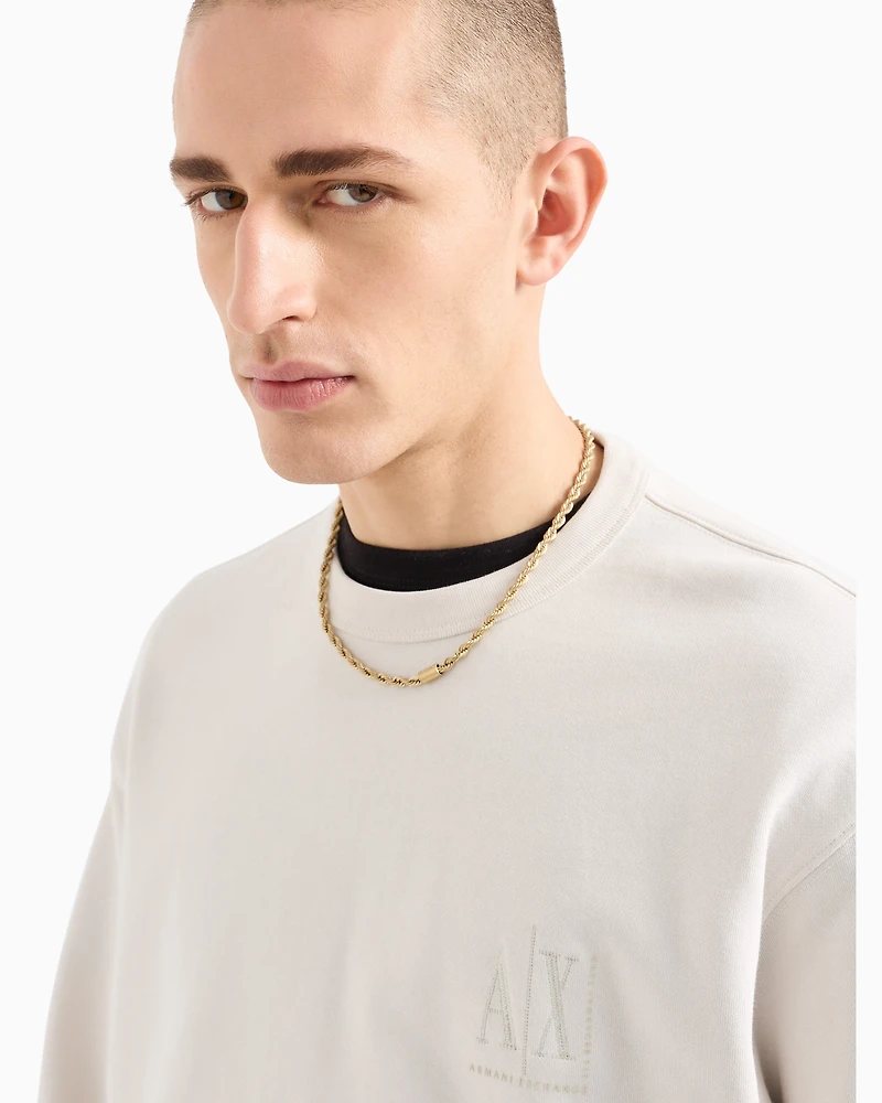 Stretch fabric zip-up hoodie