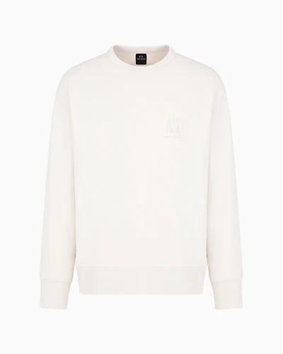 Stretch fabric zip-up hoodie