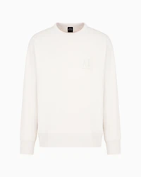 Stretch fabric zip-up hoodie