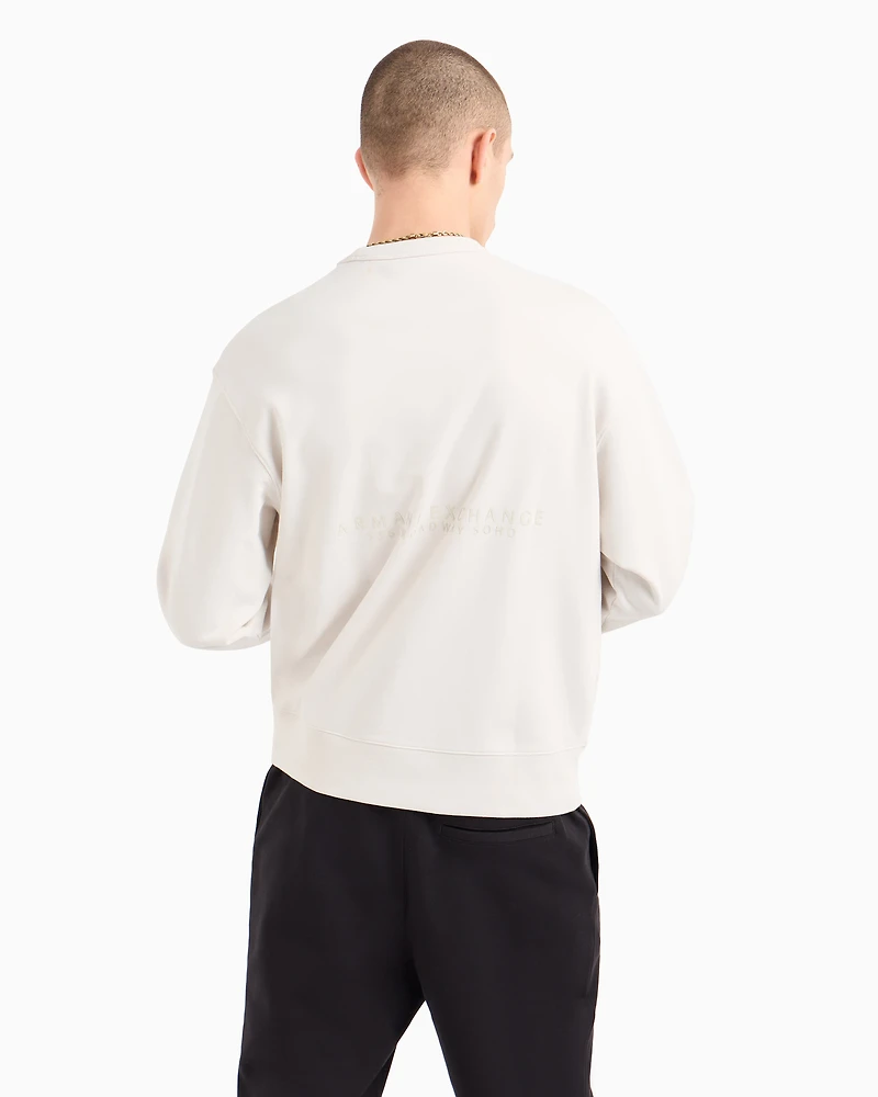 Stretch fabric zip-up hoodie
